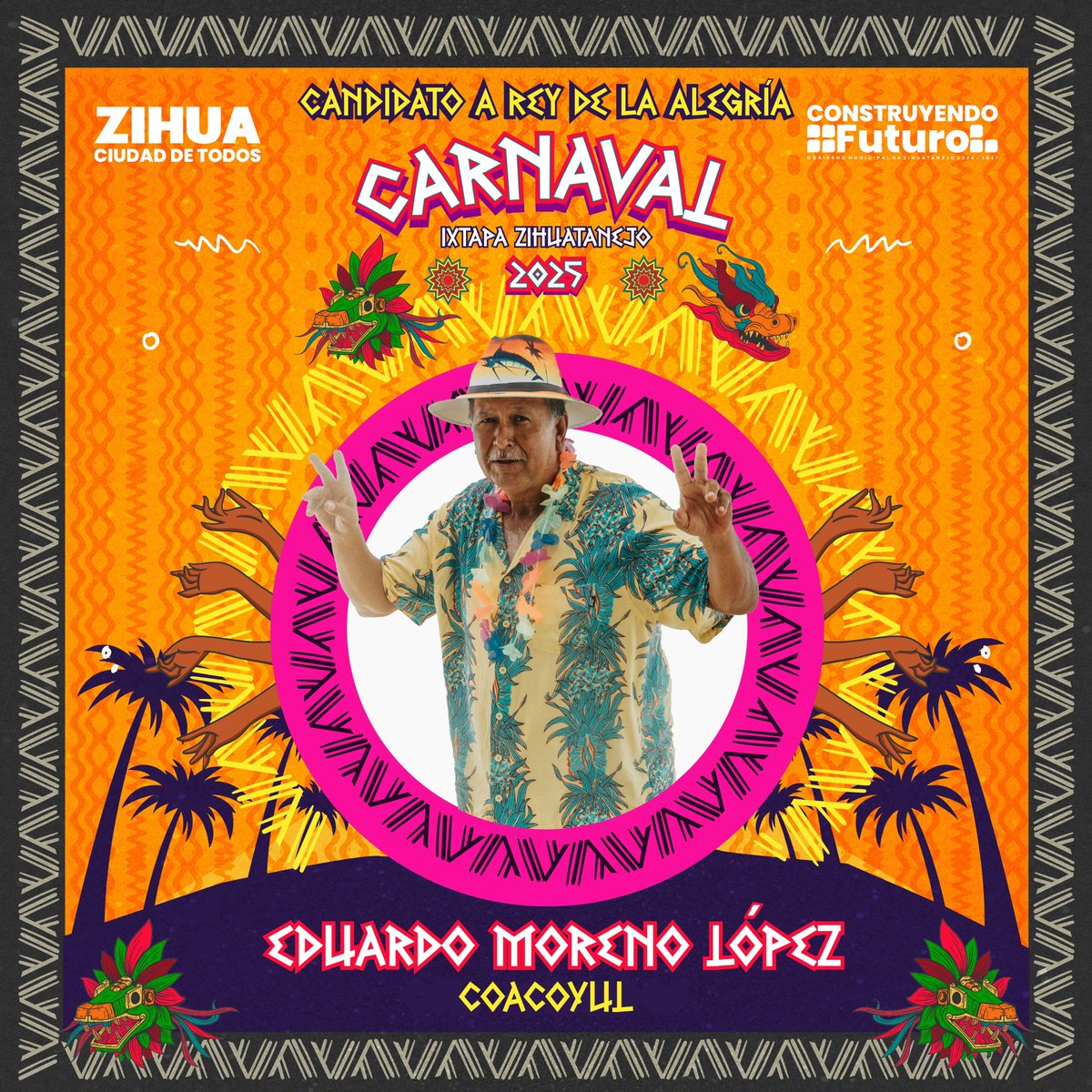 Zankas les presento a nuestros candidatos a Rey de la Alegría en el Carnaval Ixtapa - Zihuatanejo 2025. 

¡Conócelos!