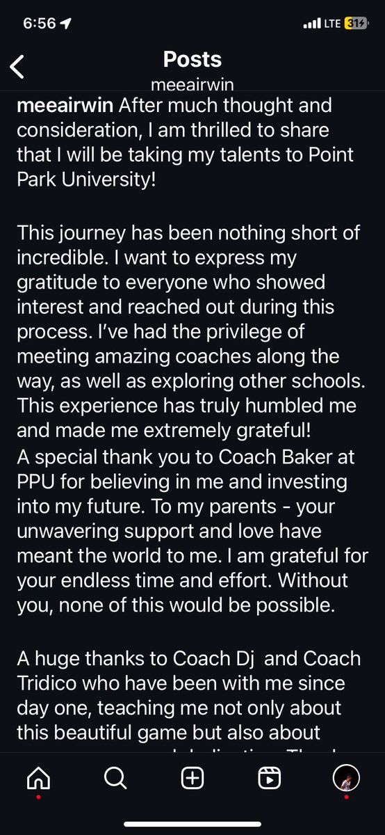 meeairwinn's tweet photo. Can’t wait for this new chapter! 
Go Pioneer’s🦬⭐️💚
@ERIEFC814 @SoccerCoachCB @PointParkSports @PPUWOSO @WarrenGirlsSccr https://t.co/OG5TLBkV7S