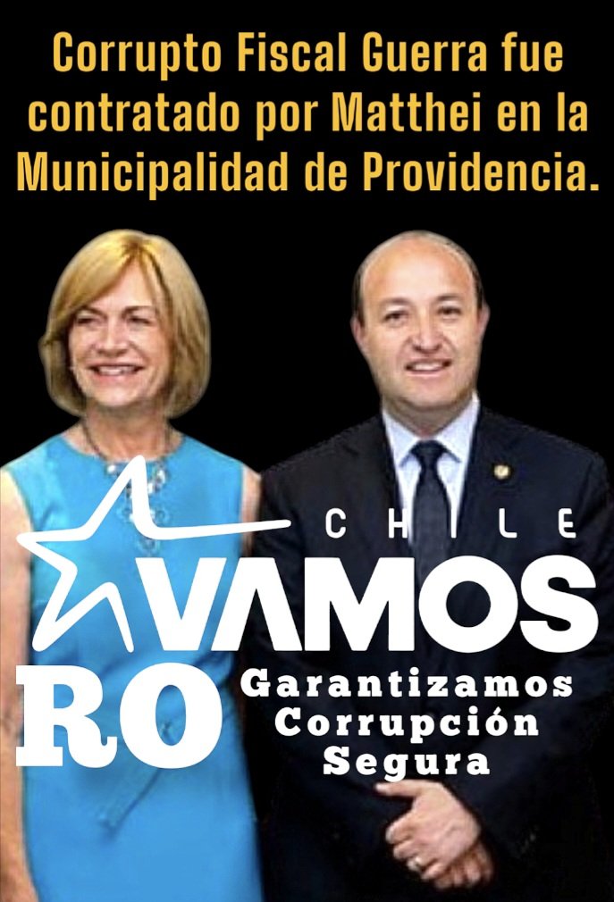<a href="/cgajardop/">Carlos Gajardo Pinto</a> Así son los amigos d evelyn matthei <a href="/evelynmatthei/">Evelyn Matthei</a> y la derecha mafiosa pinochetista con sus ministros de propaganda
Van amenazando y creando enemigos para desviar la atención d sus propios crímenes...
Carlos Gajardo seguimos contra los corruptos
#DerechaDesesperada