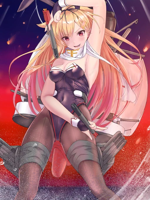 #艦これ #夕立リクエスト頂いた卯型特務艤装っぽい 