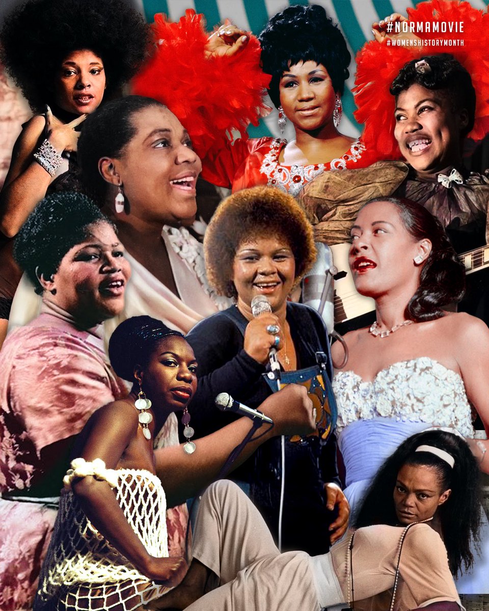 NormaMovie's tweet photo. It’s #WomensHistoryMonth—a time to celebrate the resilience, strength, and creativity of women who have shaped history. Norma is about a woman who refuses to let the industry define her, a tribute to the Black female artists who fought to have their voices heard. #NormaMovie https://t.co/yDiVlBMoIl