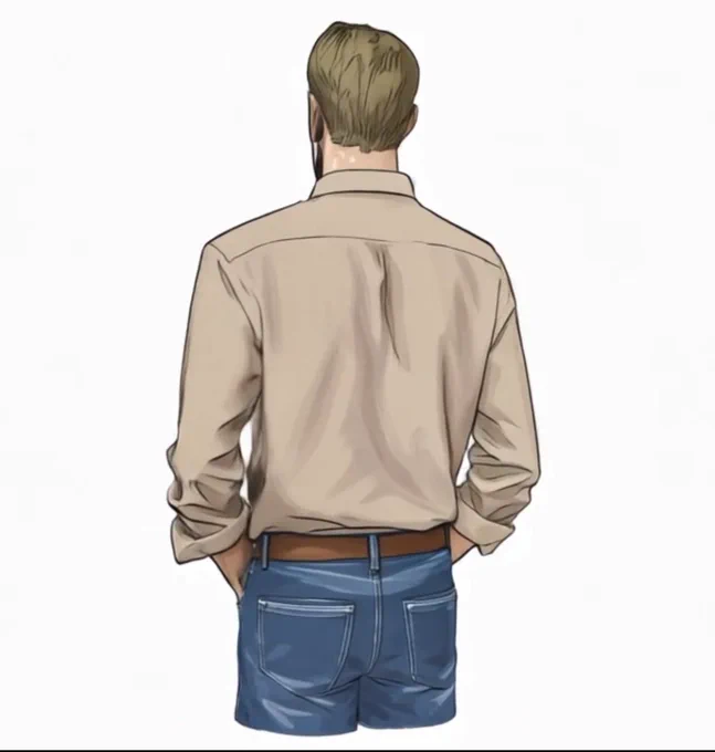 あまり資料で見かけない角度が見られて、3Dモデルより体型が柔軟に(元絵にいい感じに合わせてくれる)から特に男性素体と女性素体の間のハンジのような体型には重宝する資料になる 服の皺や落ち感もリアルでいい感じ 