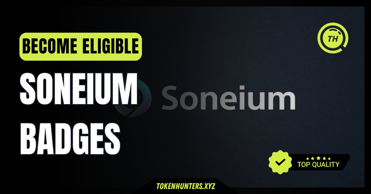 agent_dgen's tweet photo. 🔥 Soneium Badge Hunt! 🎖️🚀

From March 7-31, you can claim ALL badges in the latest Soneium event! 🏆💎 We’ve got the full list, including eligibility criteria—just follow the steps!

- Meet eligibility criteria set by each project.
- Claim your badge by April 15.

Start in the comments:
#Soneium #BadgeHunt #Web3 #NFT #PlayToEarn