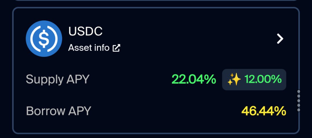 cryptorationnel's tweet image. Important message to all crypto communities.

You can now port your $USDC to Hedera and earn 34% APY on it with @bonzo_finance .

Borrow elsewhere for cheap, port to Hedera. Hottest thing in DeFi

@solana @Cardano @base @avax @HyperliquidX @BNBCHAIN