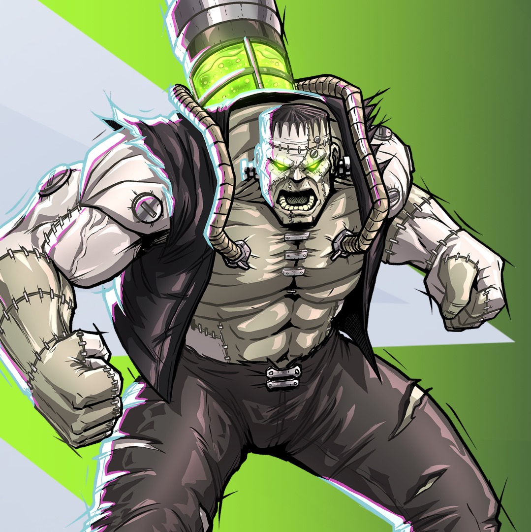 wilustrador's tweet photo. This was a fun one to do, Frankenstein style #marvelrivals #fanart https://t.co/KcFZSrKj3i