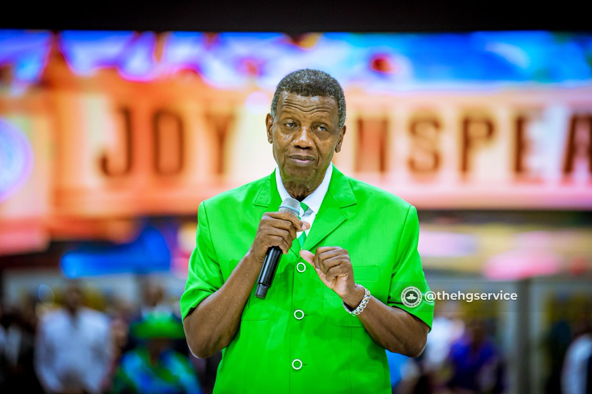 PastorEAAdeboye's tweet photo. The Lord asked me to tell someone, the gang up against you shall fail in Jesus name.

Day 2
2025 Special Holy Ghost Service
#JoyUnspeakable https://t.co/4BCcnvkidL