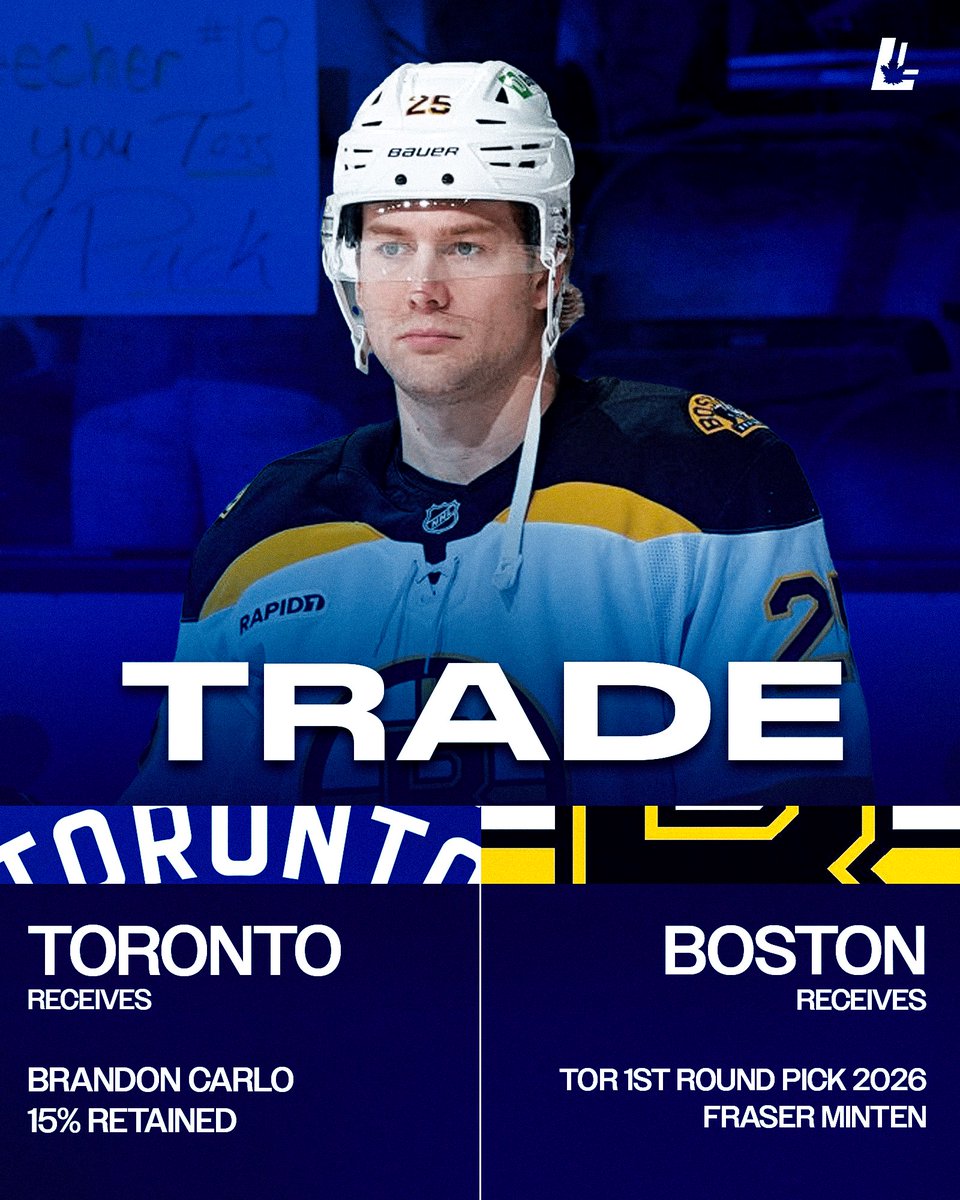 Officially official. 🔥

#leafsforever