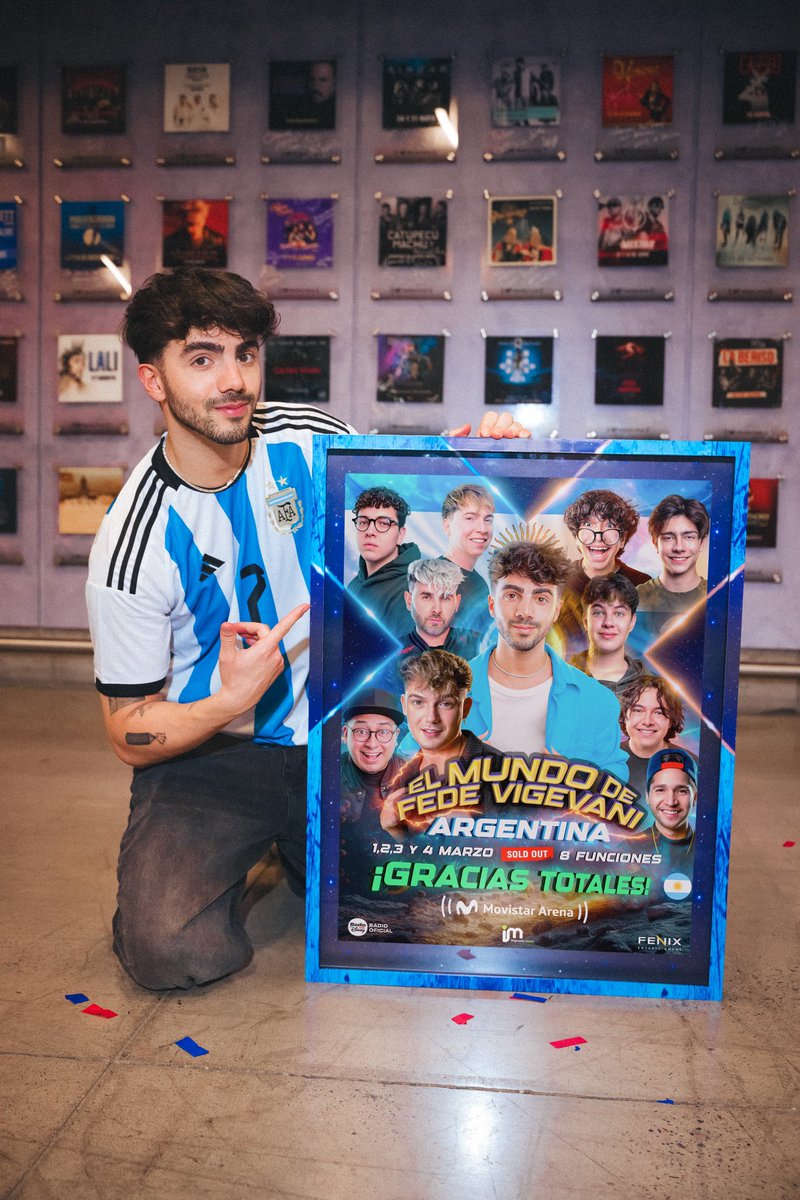 fedevigevani's tweet photo. 8 movistar arenas SOLD OUT!
gracias argentina 🇦🇷 https://t.co/7qkUTogqEN