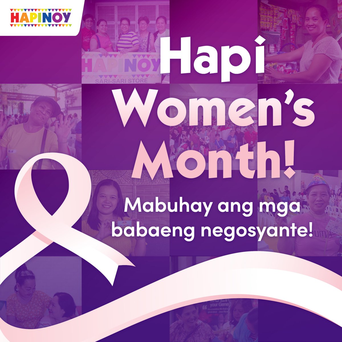 hapinoy's tweet photo. Kababaihang negosyante, sa pag-asenso ay umaabante! 💜🧡

'Di mapapantayan ang serbisyo ninyo sa negosyo para mas umasenso pa 'di lang ang pamilya't komunidad, kung 'di pati ang inyong kumpyansa't sarili. 

Hapi #WomensMonth! #WEcanbeEquALL #NWMC2025 https://t.co/3TjjjGq0aR