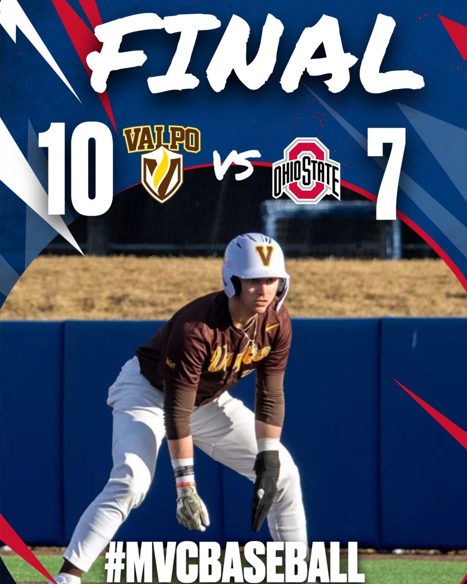 Missouri Valley Conference (@mvcsports) on Twitter photo The Beacon light up the Buckeyes‼️
<a href="/ValpoBaseball/">Valpo Baseball</a> defeats Ohio State in the first game of the series‼️
#MVCBaseball The Beacon light up the Buckeyes‼️
<a href="/ValpoBaseball/">Valpo Baseball</a> defeats Ohio State in the first game of the series‼️
#MVCBaseball