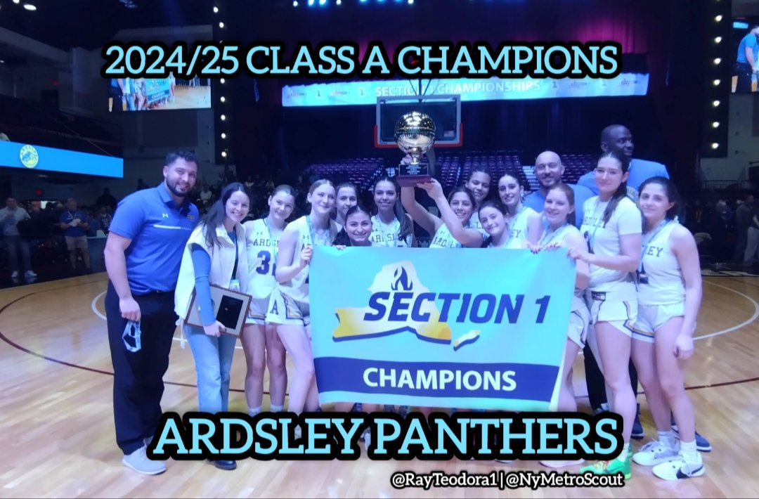 Ray Teodora (@rayteodora1) on Twitter photo <a href="/SecOneAthletics/">Section I Athletics</a> <a href="/lohudsports/">lohud sports</a> <a href="/MaxPreps/">MaxPreps</a> <a href="/NYSPHSAA/">NYSPHSAA</a> <a href="/ivacorluka/">Iva Corluka</a> <a href="/GirlsHoopsAHS/">ArdsleyGirlsBasketball</a> <a href="/ArdsleyPanthers/">Ardsley Athletics</a> ARDSLEY PANTHERS ‼️
Section 1
2024/2025 CLASS A 🏆
<a href="/MaxPreps/">MaxPreps</a> <a href="/NYSPHSAA/">NYSPHSAA</a> <a href="/nysswa/">NYSSWA</a> <a href="/SecOneAthletics/">Section I Athletics</a> <a href="/lohudsports/">lohud sports</a> <a href="/MaxPreps/">MaxPreps</a> <a href="/NYSPHSAA/">NYSPHSAA</a> <a href="/ivacorluka/">Iva Corluka</a> <a href="/GirlsHoopsAHS/">ArdsleyGirlsBasketball</a> <a href="/ArdsleyPanthers/">Ardsley Athletics</a> ARDSLEY PANTHERS ‼️
Section 1
2024/2025 CLASS A 🏆
<a href="/MaxPreps/">MaxPreps</a> <a href="/NYSPHSAA/">NYSPHSAA</a> <a href="/nysswa/">NYSSWA</a>