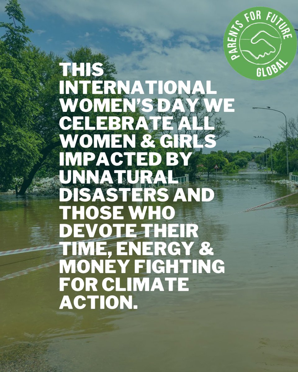 parents4futureG's tweet image. Heartfelt thanks to all the women and girls devoting their time, energy and money to climate action.💚

#InternationalWomensDay
#LaterIsTooLate