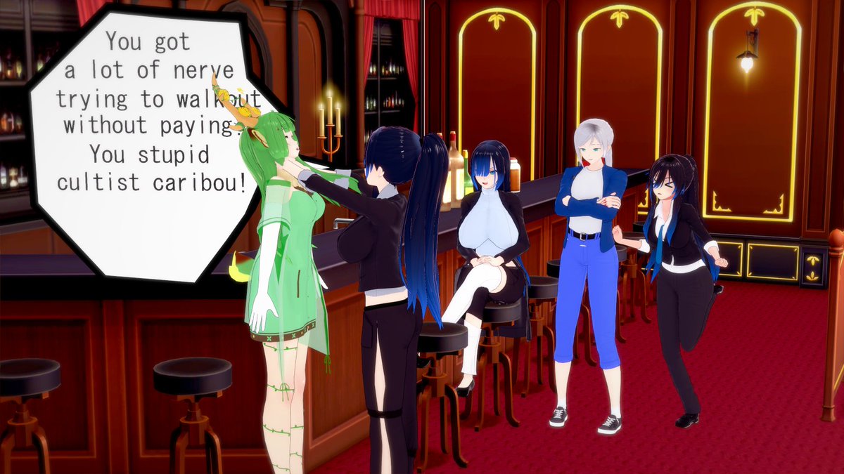 dark_relentless's tweet photo. Soooo this got birthed in my brain when I was making the models. 

Accurate @Takahata101  moment? 

#takart #HarukArt #koikatsu https://t.co/BxSI5X3GDo