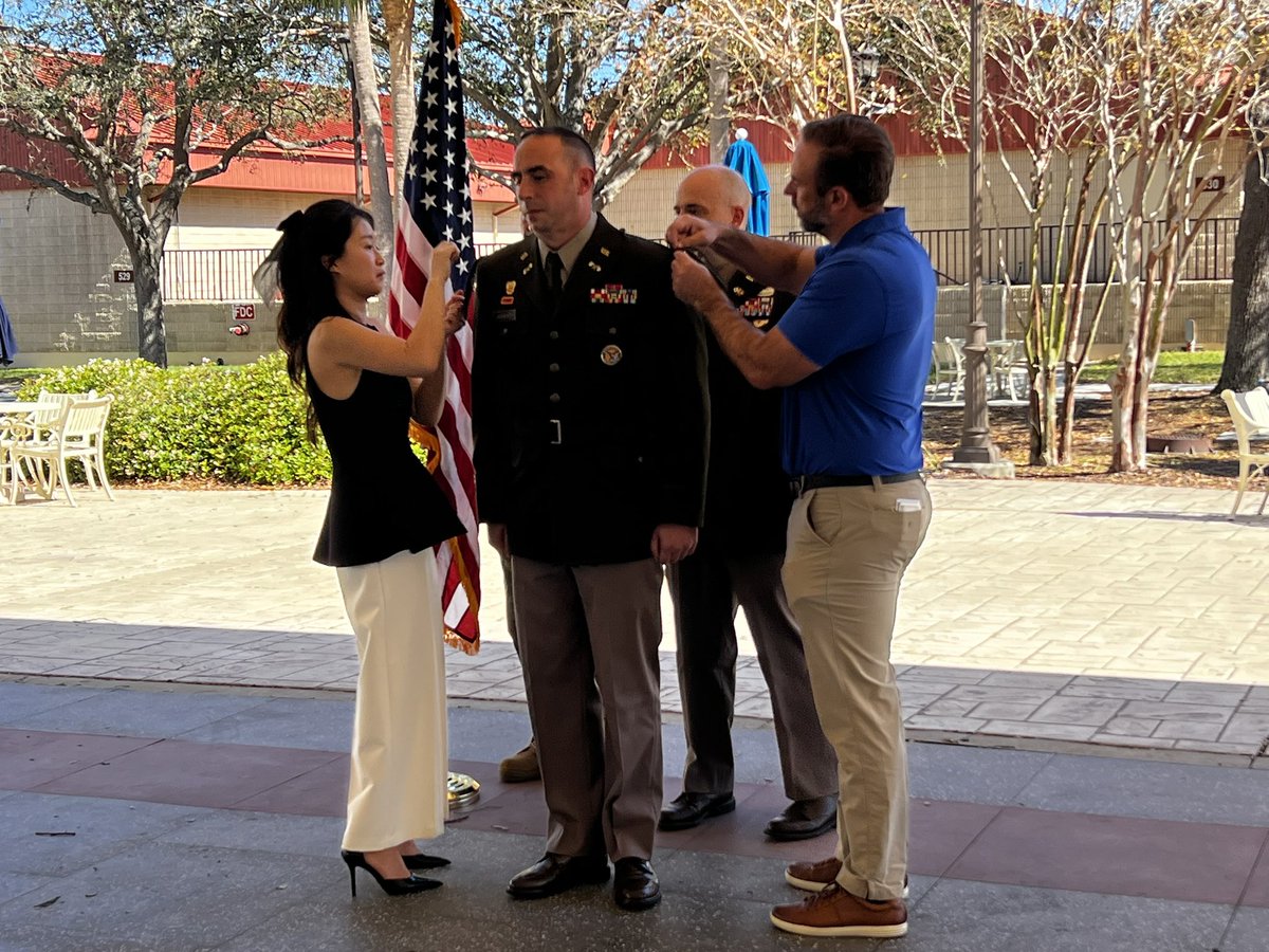 Congrats to my brother now Lt Col Michael Prescott!!