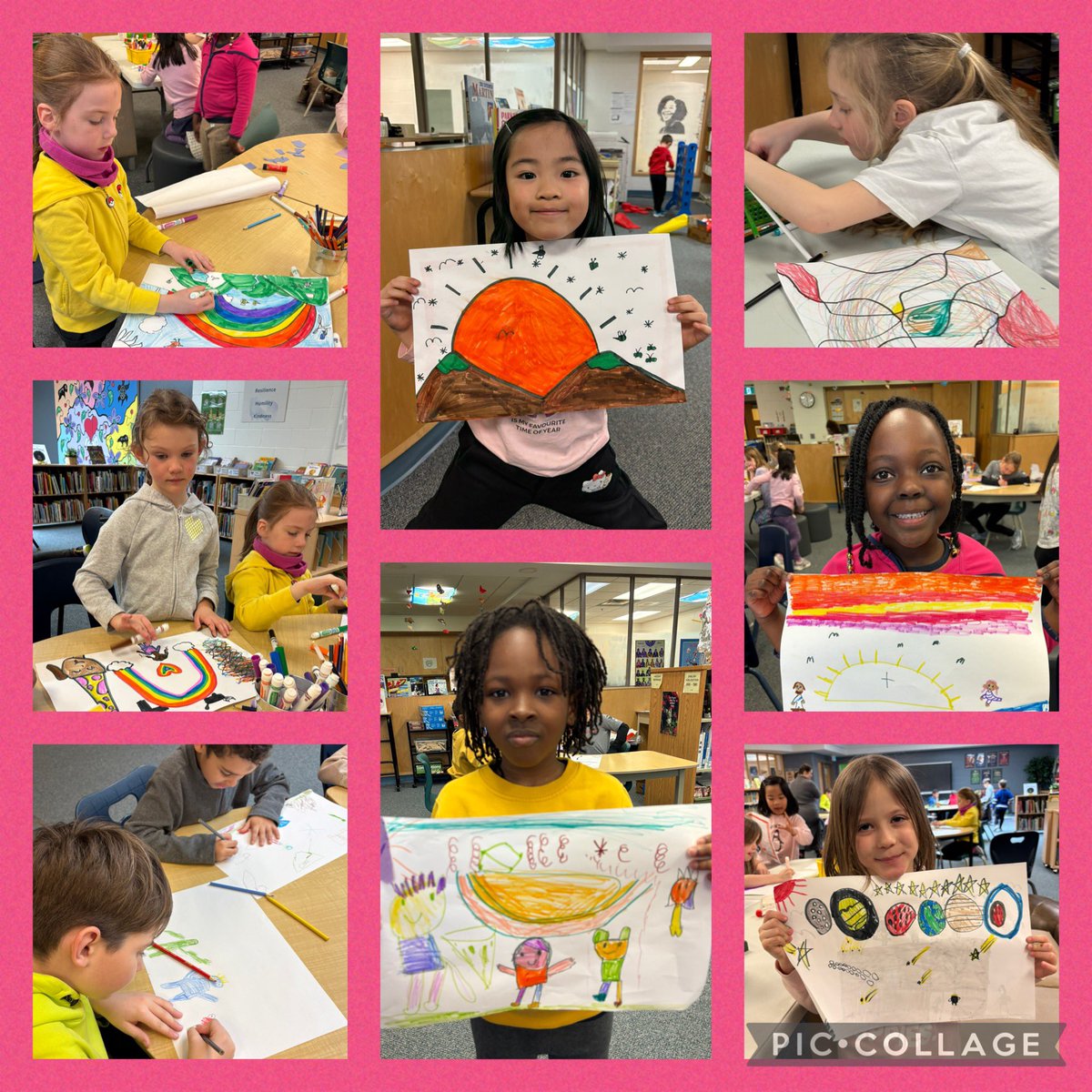 MrsEgan1's tweet photo. Students created beautiful pieces of art after listening to Ms Jenn read “Beautiful Oops”  @StAnneOCSB #OCSBSteam https://t.co/lW1WsINcjl