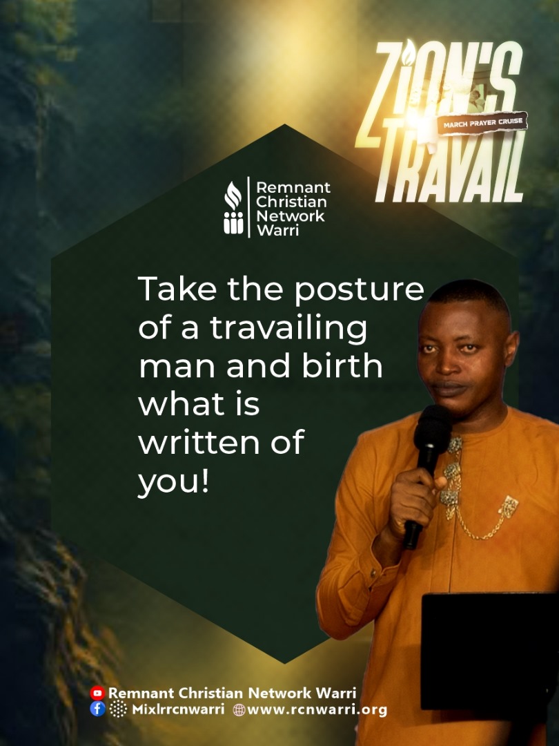 RcnWarri's tweet image. You cannot escape travail and expect to birth Destiny.

Be stirred by these morsels from The March Prayer cruise || Day 2

#ZionsTravail #BirthingRevival #PrayerFire #RcnWarri #RevIsaacOdame #EvangKesienaEsiri