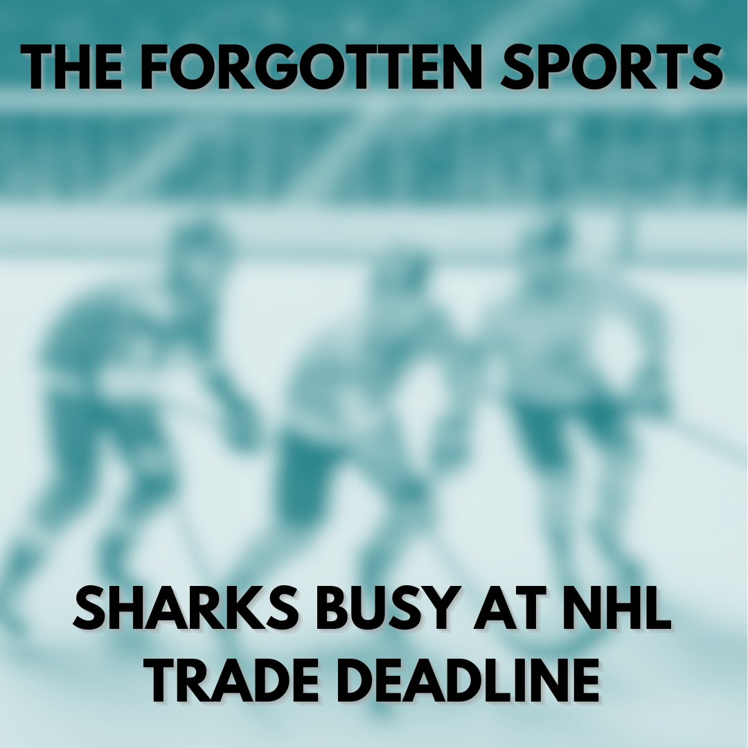 New article from the Forgotten Sports! #SJSharks were active at the NHL Trade Deadline. 

Article here: open.substack.com/pub/theforgott…