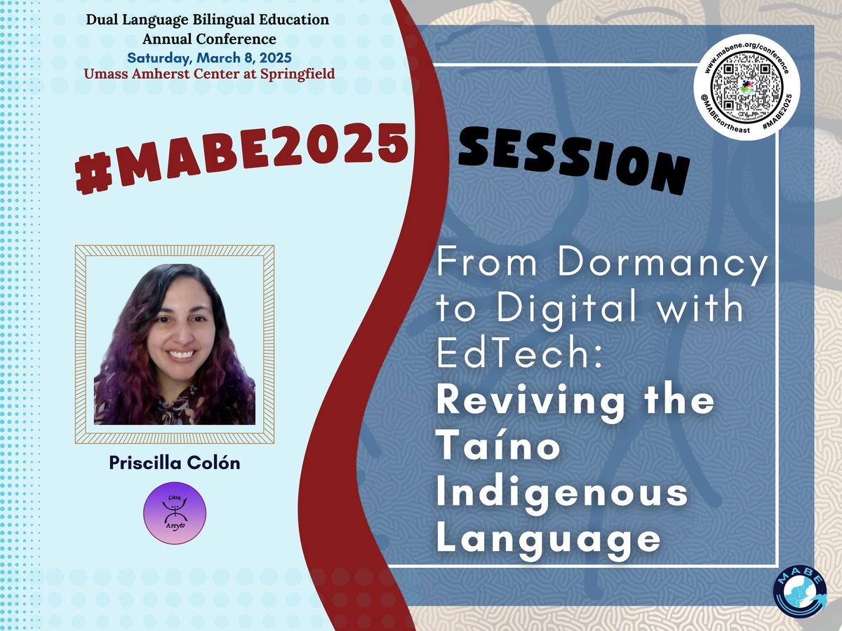 Casa Areyto (@casaareyto) on Twitter photo Excited to be presenting at <a href="/MABEnortheast/">Multistate Association for Bilingual Education, NE</a> on #Taíno. Catch me there tomorrow at 2:10 in Room 43 UMass Amherst Henry M. Thomas III Center. See you there! Excited to be presenting at <a href="/MABEnortheast/">Multistate Association for Bilingual Education, NE</a> on #Taíno. Catch me there tomorrow at 2:10 in Room 43 UMass Amherst Henry M. Thomas III Center. See you there!