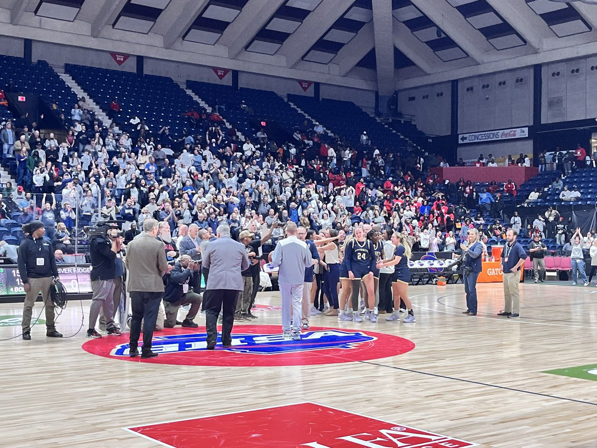 FINAL: River Ridge completes the comeback to beat Langston Hughes 52-47 and win the Class 5A state championship.