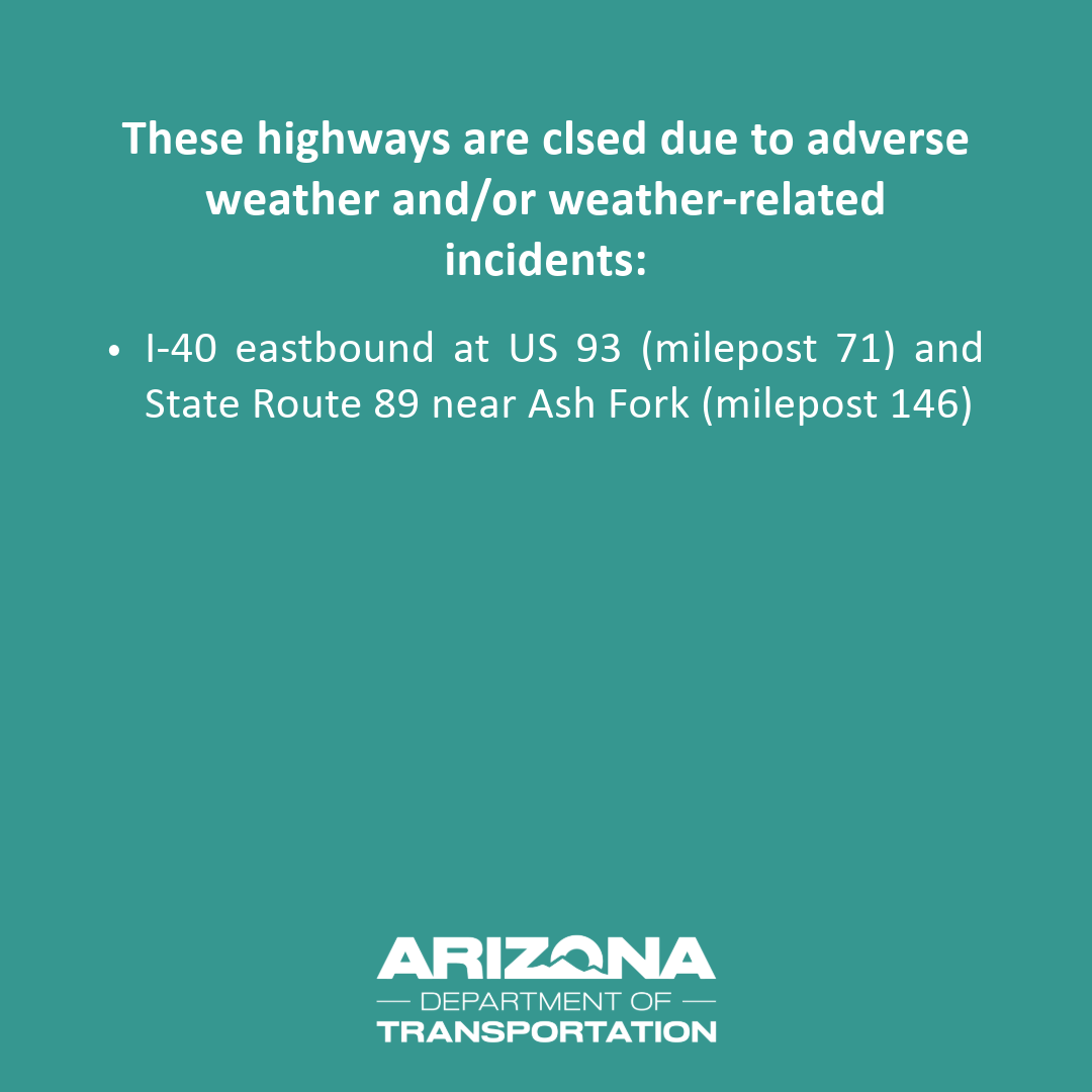 Arizona DOT tweet media