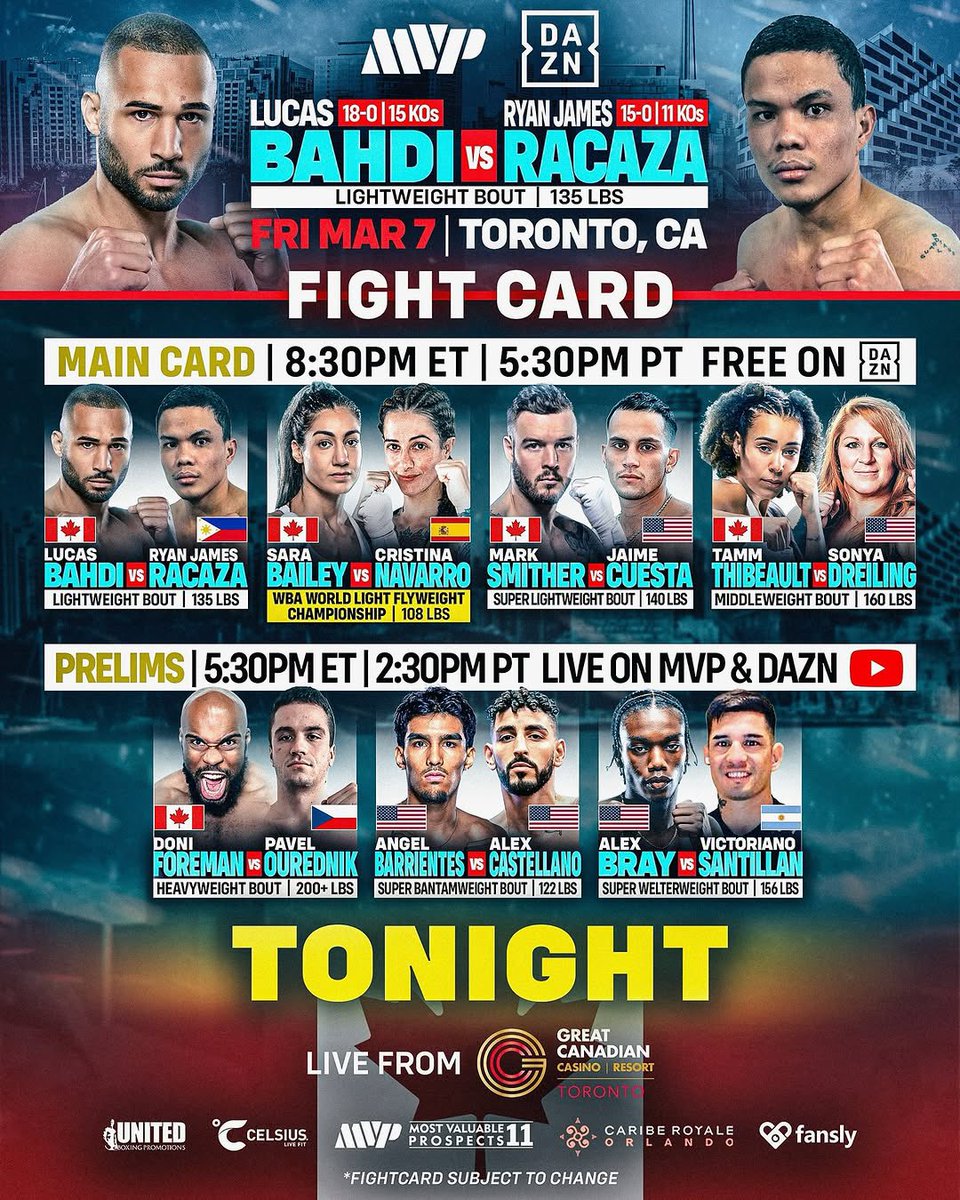 MostVpromotions's tweet photo. Angel Barrientes wins the
Super Bantamweight Bout by TKO in the 7th Round!

#BarrientesCastellano
#BahdiRacaza
Most Valuable Prospects 11
Friday, March 7th
Live AND FREE on @DAZNBoxing https://t.co/JK5AvSi1S4