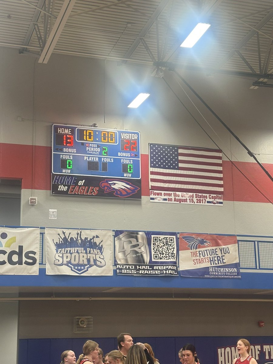 Dan Claycamp (@danclaycamp) on Twitter photo Halftime: Flinthills trails 22-13.
Seniors Paige Corter and Emily Scribner both sitting with 3 fouls. That may be the story of the second half.
Colony-Crest is gassed though, having not subbed at all in the first half.
<a href="/ChuckChaneyBCTG/">Charles Chaney</a> Halftime: Flinthills trails 22-13.
Seniors Paige Corter and Emily Scribner both sitting with 3 fouls. That may be the story of the second half.
Colony-Crest is gassed though, having not subbed at all in the first half.
<a href="/ChuckChaneyBCTG/">Charles Chaney</a>