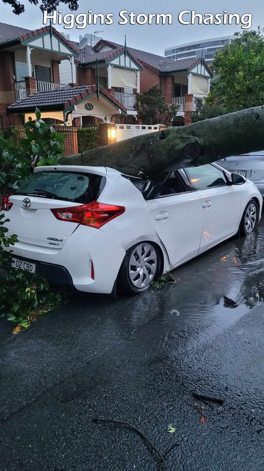 Yep! that just about sums up my luck, I just moved to the #GoldCoast at the start of 2025 and now my car has been written off thanks to #CycloneAlfred and is being used as an example all over storm chasing pages...