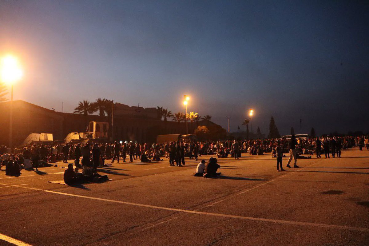 ianmiles's tweet photo. The Russians are giving shelter to the Christian, Druze and Alawite women and children at the Hmeimim Airbase in Syria. Whoever they can save, really. https://t.co/84eRZVDsOe