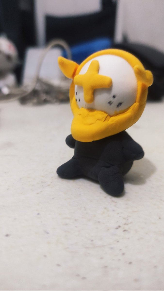 skipyd1's tweet photo. stupid creature i made with air clay with my unworthy hands #ultrakill #gabrielultrakill https://t.co/C4TOBw9kze