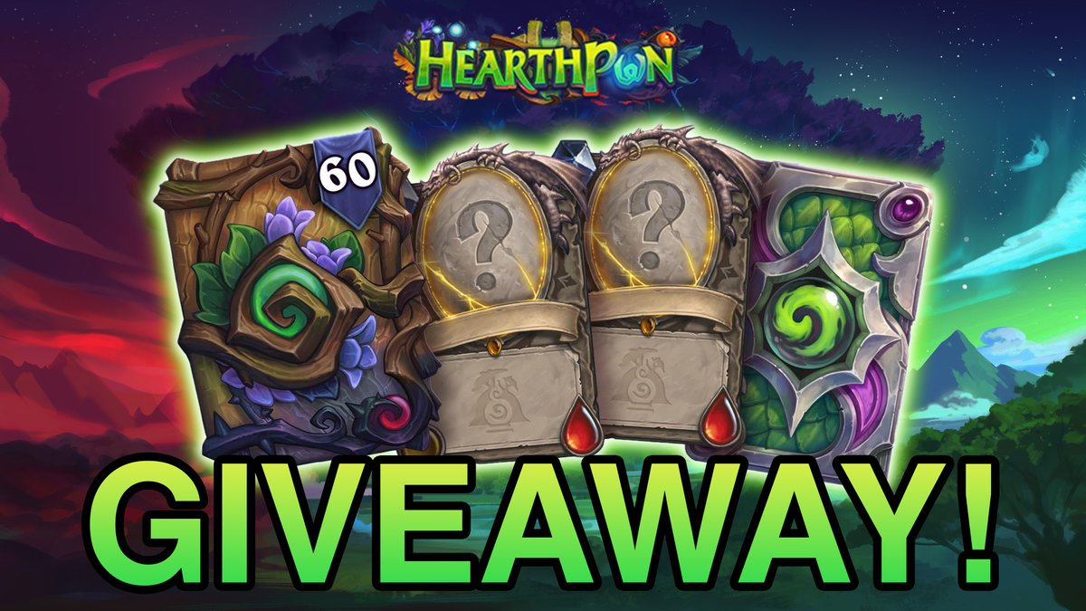 We're giving away 1x Into the Emerald Dream Pre-Purchase Bundle - courtesy of <a href="/PlayHearthstone/">Hearthstone</a> #Ad 

To be eligible to win:
1) Follow <a href="/Hearthpwn/">HearthPwn</a>
2) Retweet
3) Reply with your favorite CARD from this expansion (name/picture)

Rolling on March 19th.