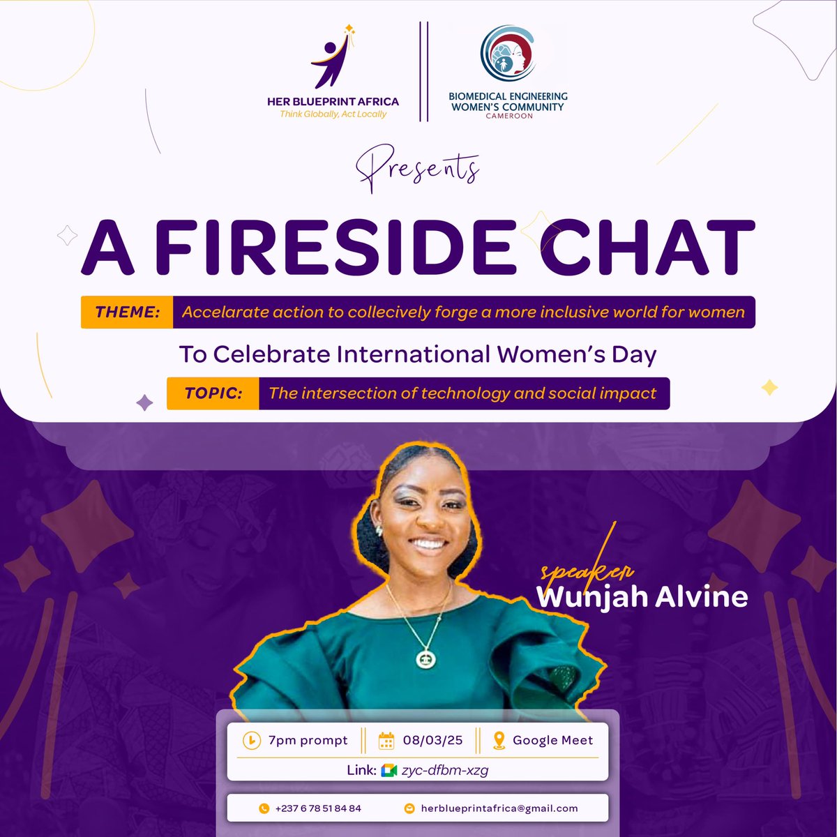MedBME48279's tweet photo. Join us Join Our Virtual Fireside Chat: Igniting Conversations on “Accelerate Action to collectively forge a more inclusive world for women“ ;learn, network, and fuel your professional growth here.#IWD2025 #BeautyInDiversity #Inclusivity #empowerwomen #internationalwomensdayevent https://t.co/yKOyyT5eHu