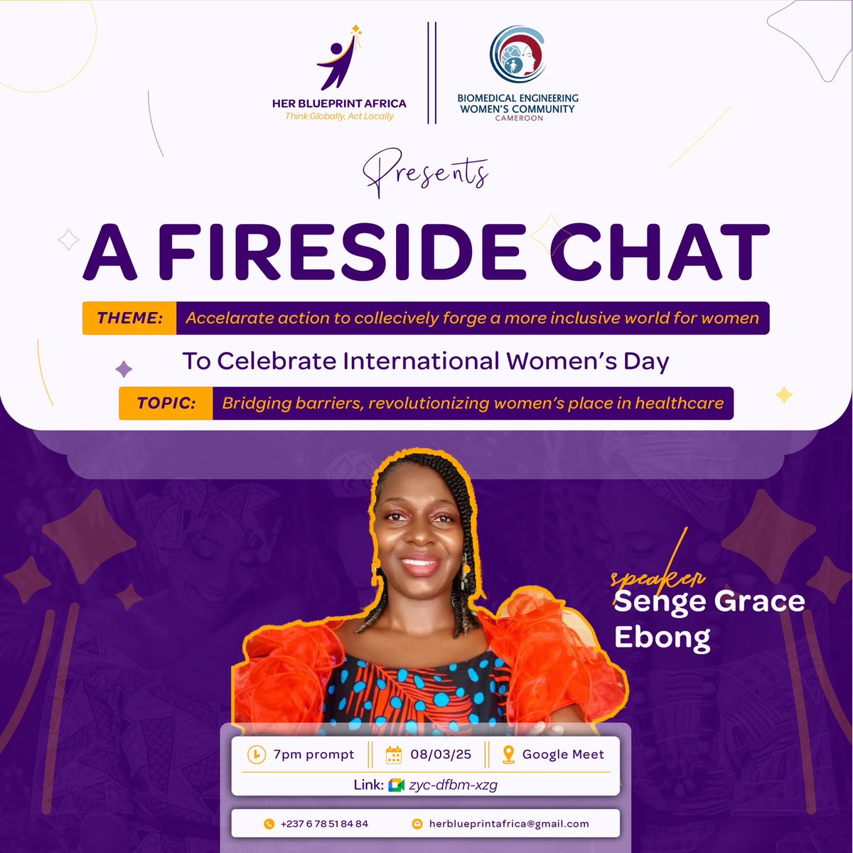 MedBME48279's tweet photo. Join us Join Our Virtual Fireside Chat: Igniting Conversations on “Accelerate Action to collectively forge a more inclusive world for women“ ;learn, network, and fuel your professional growth here.#IWD2025 #BeautyInDiversity #Inclusivity #empowerwomen #internationalwomensdayevent https://t.co/yKOyyT5eHu