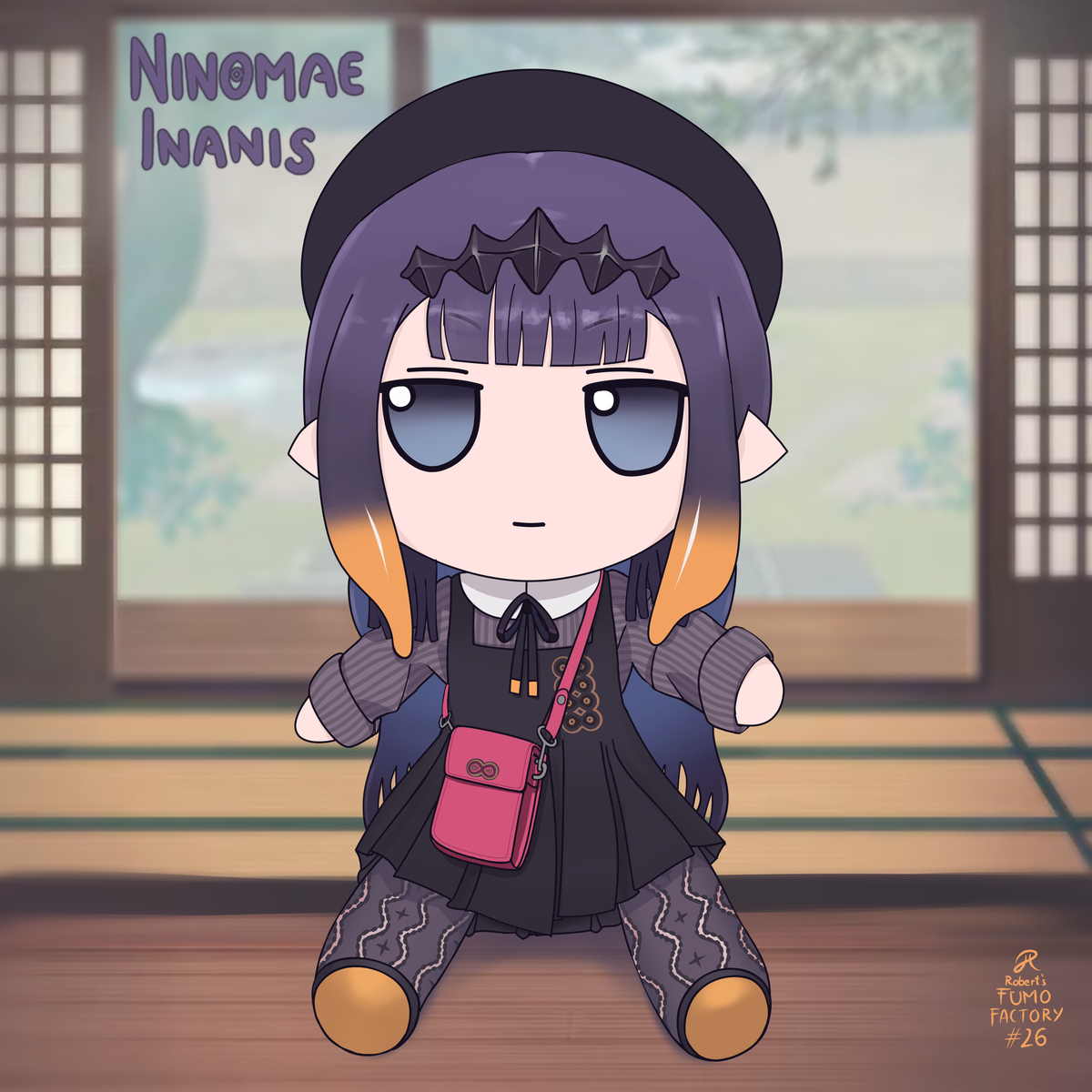 RobertRenato7's tweet photo. WAH! 🐙 It's finally time. #FumoFactory Episode 26: Ina Fumo! #inART #fumofumo (both with and without glasses) (1/1) https://t.co/R5FuGTPmad