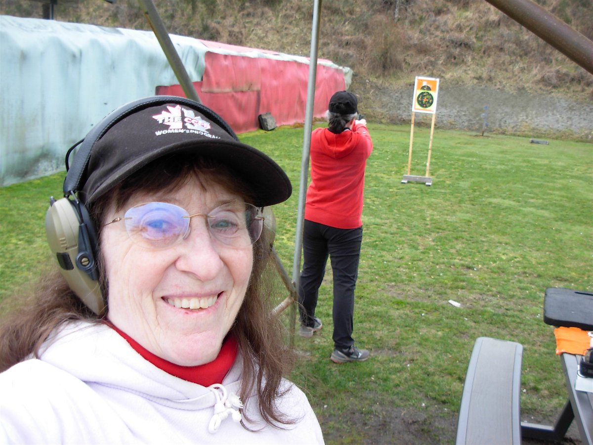 AlsoGoldberg's tweet photo. Had a lot of fun at our Inaugural Women's Drop-In Shooting at Nanaimo Fish &amp; Game Club this morning. We'll be there every Friday from 11am-1pm. For all women with license &amp; gun. Join us &amp; get yer skilz on! https://t.co/3zzX7IWH3w