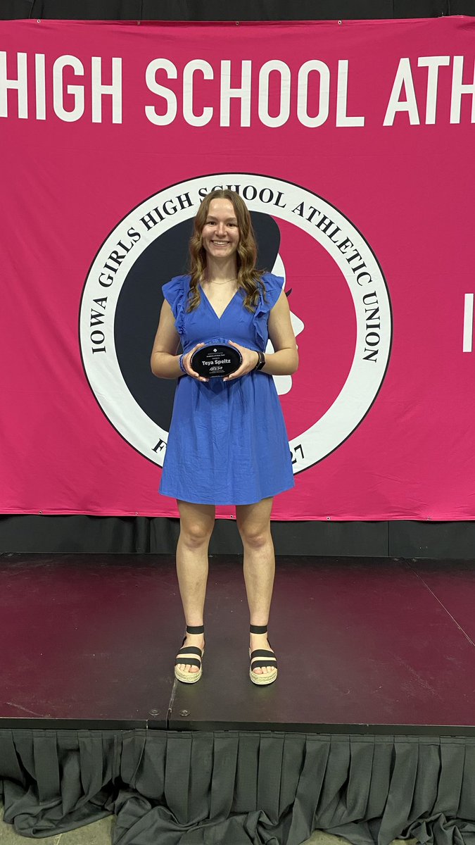 VMGirlsHoops's tweet photo. Congrats to senior @teya_speltz32 for being recognized today at Wells Fargo arena by the @IGHSAU as one of the top student athletes in girls basketball this season! #AcademicAllState 💪🏼🏀📖 https://t.co/M1PgUNCt8D