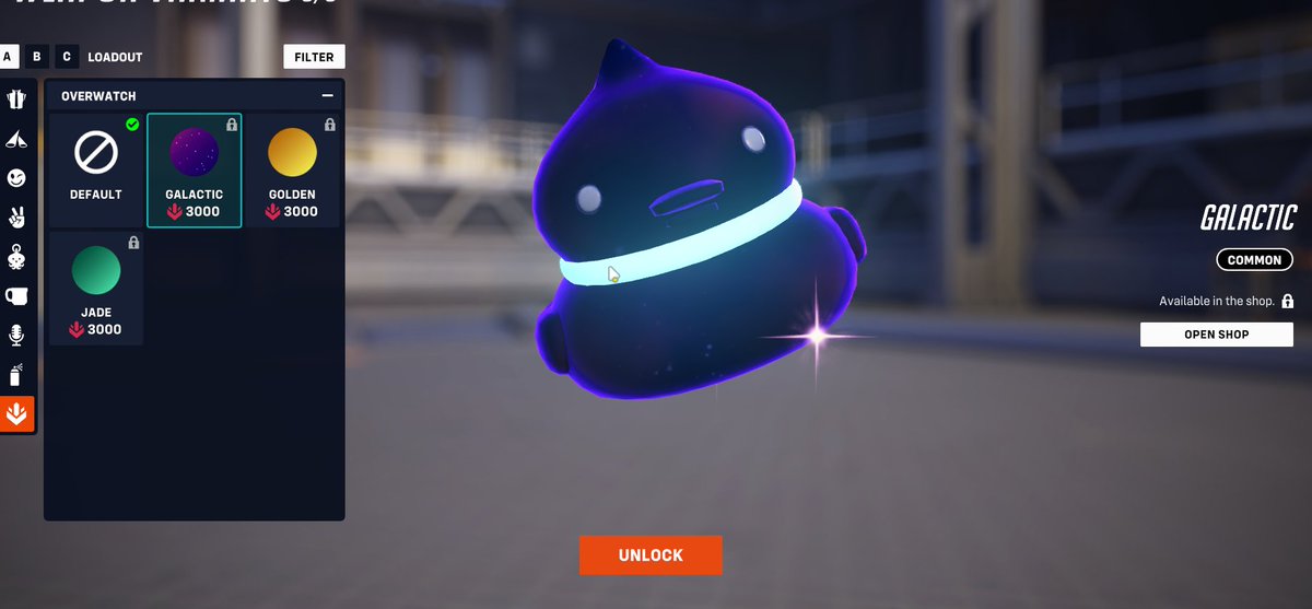 INTRODUCING POSSIBLY THE GREATEST GALCTIC WEAPON SKIN: THE COSMIC DUCK
(using zenyattas bathmaster skin)