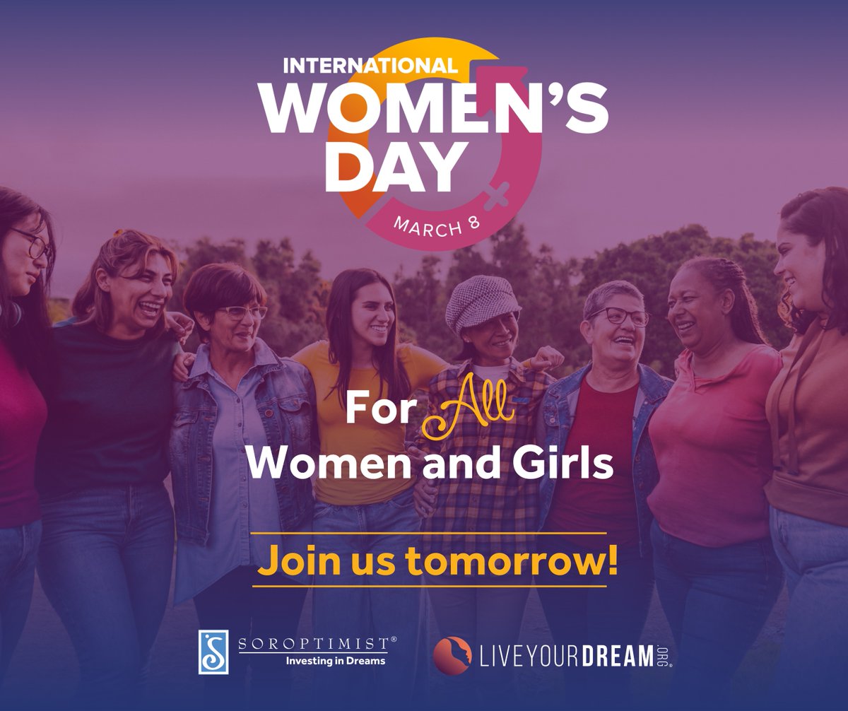 This International Women’s Day, we’re standing For ALL Women and Girls: Rights. Equality. Empowerment. That’s this year’s United Nations theme, and it’s at the heart of what we do. Join us: act.liveyourdream.org/iwd25?utm_medi…