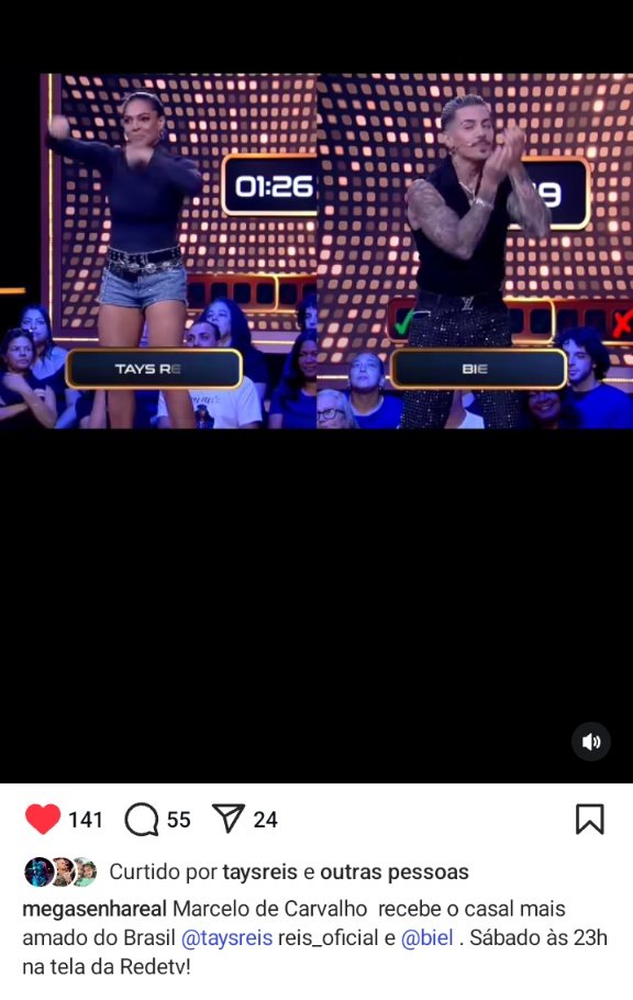 "O CASAL MAIS AMADO DO BRASIL"
É TAEL 🍡💞♾️