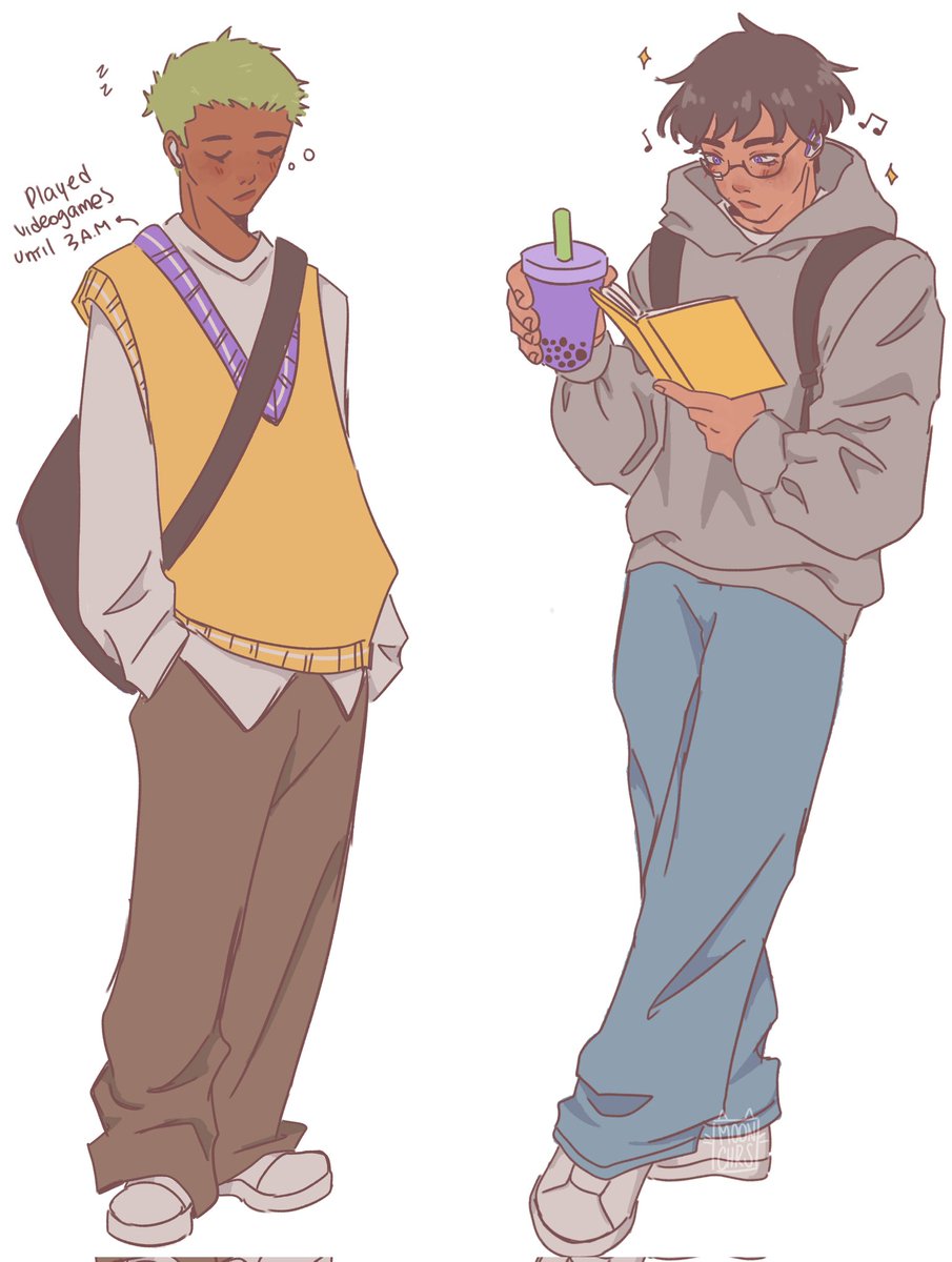 Day 5: No powers AU (college AU!)

I'll probably draw more about this au later

#IsekkoWeek2025 #isekko <a href="/IsekkoWeek/">Isekko Week 2025</a>