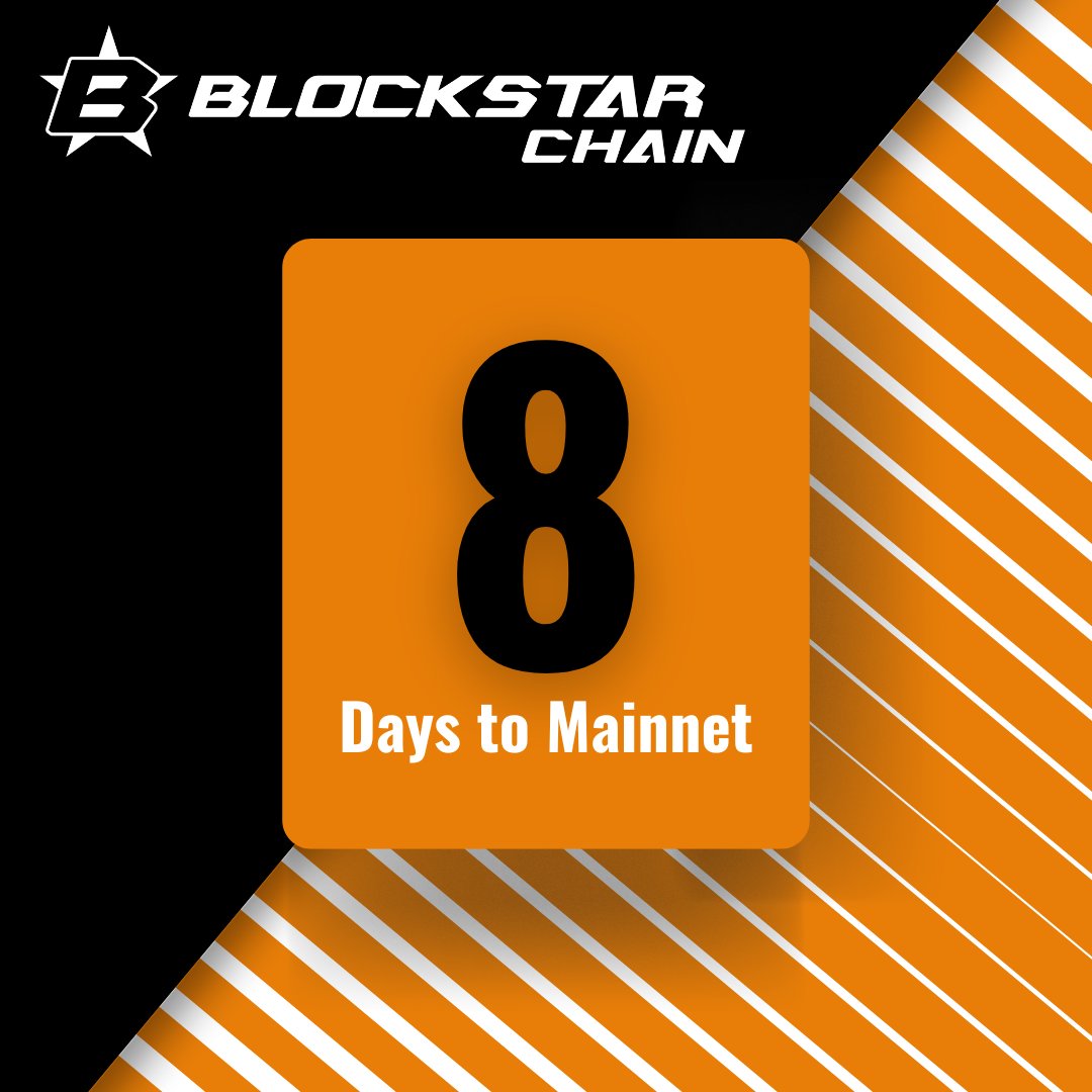🚀⚡8 Days to #BlockStar Chain Mainnet! ⚡🚀  

Scalability without compromise. BlockStar Chain delivers high transaction speeds—100,000+ TPS under heavy load—while maintaining full decentralization, security, and efficiency.  

With true parallel execution, modular consensus,