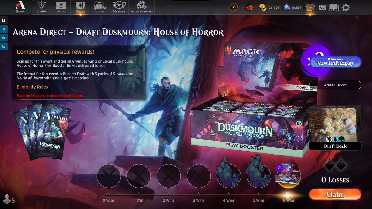 Primera de muchas cajitas que vamos a ganar este fin de semana!!!

#teamwolf #MTGAetherdriftrift #mtgarena
#magicthegathering #arena #wotc #tcg #dft