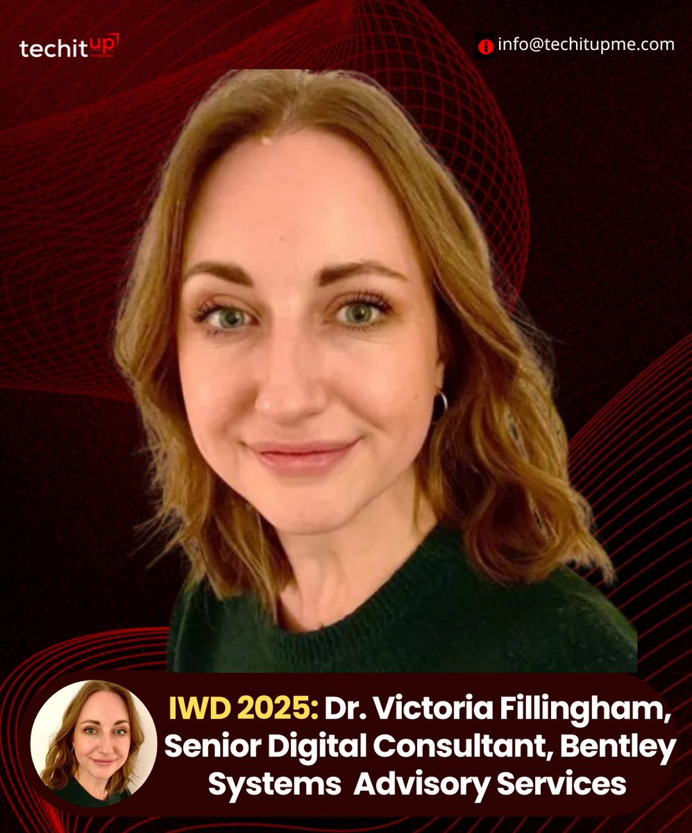 techitup_me (@techitup_me) on Twitter photo On IWD 2025, Techitup ME spoke with Dr. Victoria Fillingham, Senior Digital Consultant at <a href="/BentleySystems/">Bentley Systems, Inc</a>. She shares her journey into tech, the importance of eliminating barriers for equality, and the role of mentorship in driving meaningful change.
: techitupme.com/iwd-2025-dr-vi… On IWD 2025, Techitup ME spoke with Dr. Victoria Fillingham, Senior Digital Consultant at <a href="/BentleySystems/">Bentley Systems, Inc</a>. She shares her journey into tech, the importance of eliminating barriers for equality, and the role of mentorship in driving meaningful change.
: techitupme.com/iwd-2025-dr-vi…