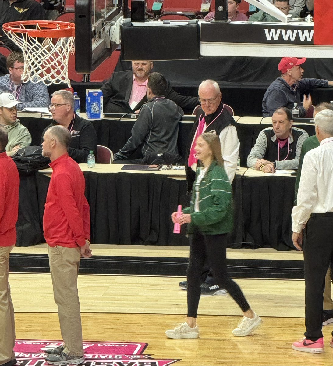 Stalbertsprtfan's tweet photo. Lili Denton honored tonight with Coach Weidman at the 2024-2025 Parade of Champions for her 2024 record breaking 1A Cross Country Championship! https://t.co/YBbzpmMB0X