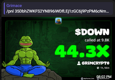 the cabal worked our magic on $down. 

had conviction. our guys cooked the banner, etc.
you know how we do.

9.8k > 440k. 

44x. godspeed. 😈

#alphavault