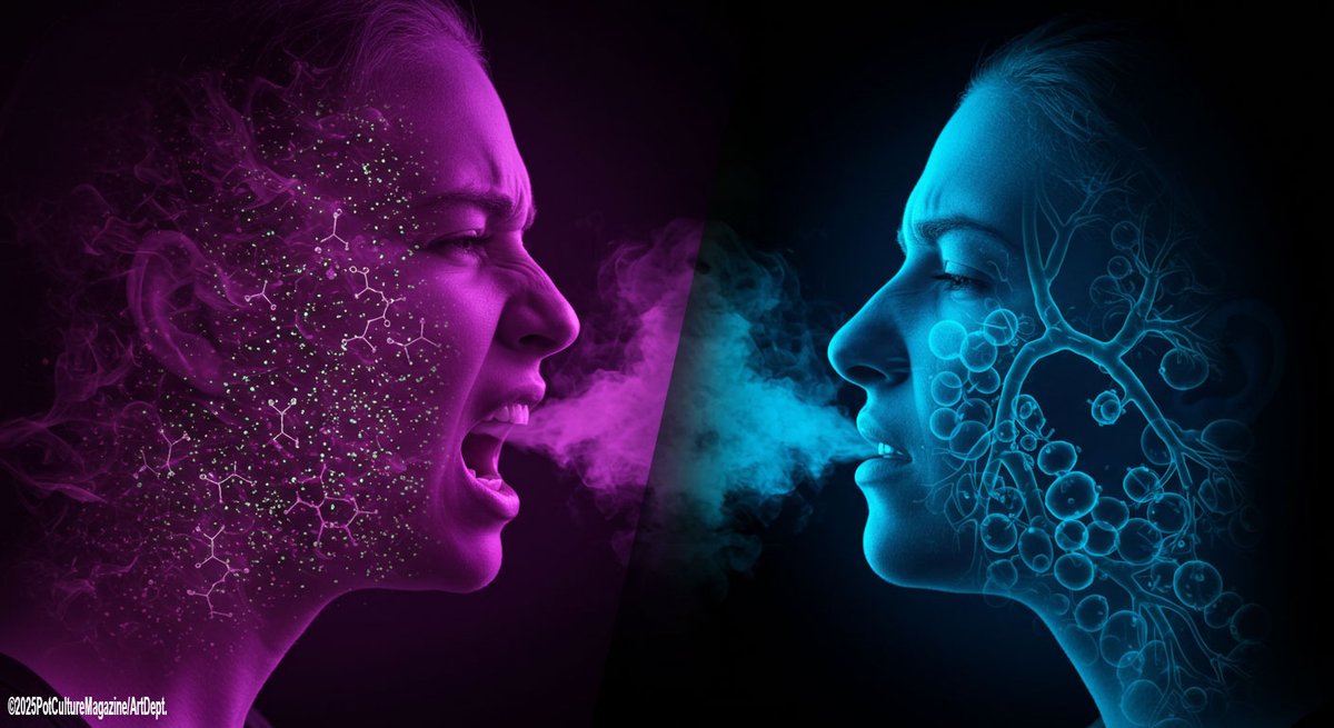 PotCultureMag's tweet photo. #FirstToke: You gotta cough to get off!—but is it true? Some stoners swear by it, but what does science say? The truth might surprise you. Read now:https://t.co/wVRW9jSSlY #PotCultureMagazine #420Community #Cannabis #StonerScience #CannabisCulture #Coughing #Weedlife #MythsVsFact https://t.co/z4tH7IwwII