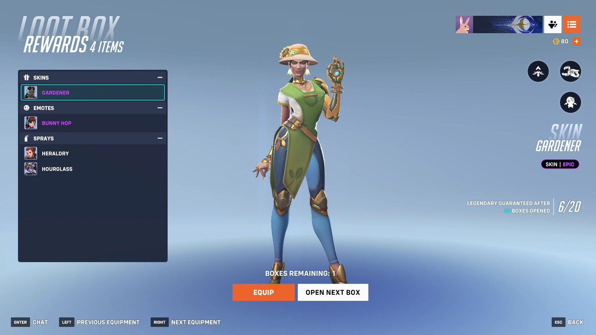 Ipis_X's tweet photo. Best drop last week (forgot to post) #Overwatch2 #OverwatchLootbox https://t.co/mSdaGr76xo