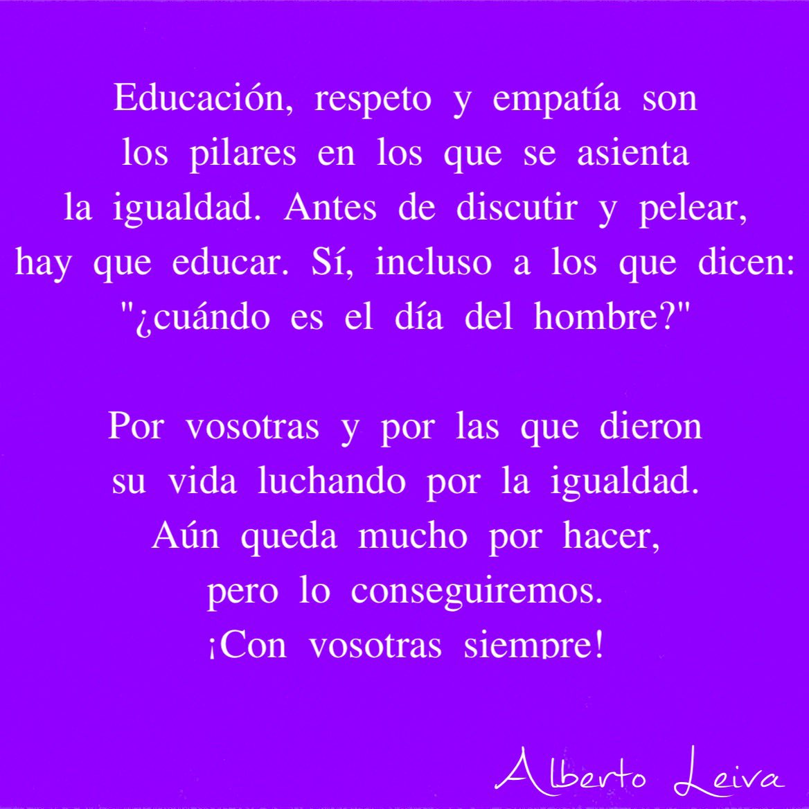 Día Internacional de la Mujer #8Marzo