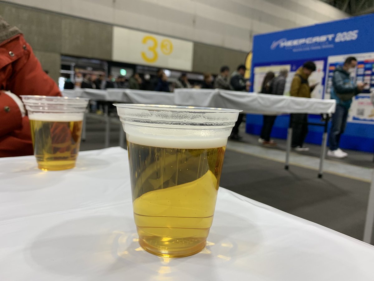 ocean_stream's tweet photo. キープキャスト2025に乾杯🍻
＃キープキャスト2025 https://t.co/7ILnwykyuh