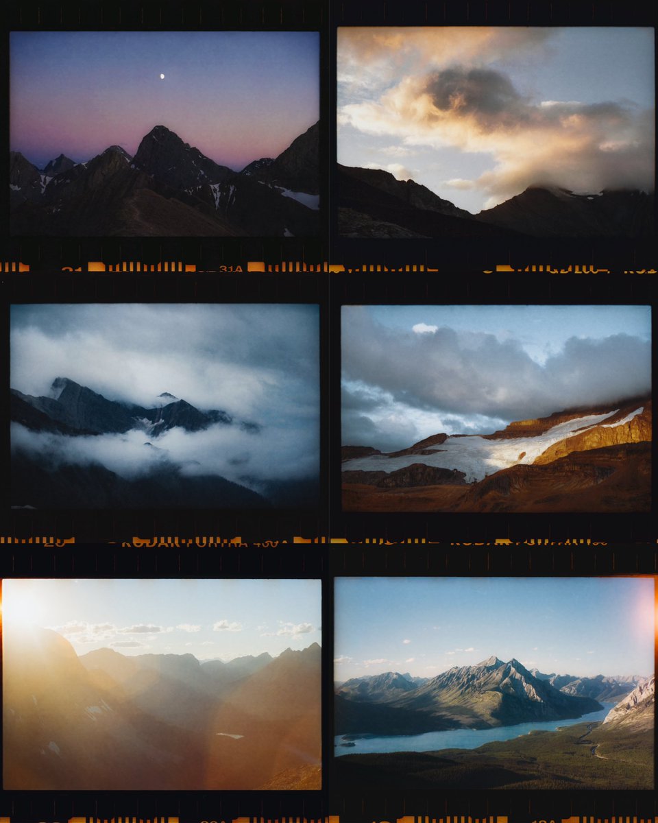 Canadian Rockies on 35mm