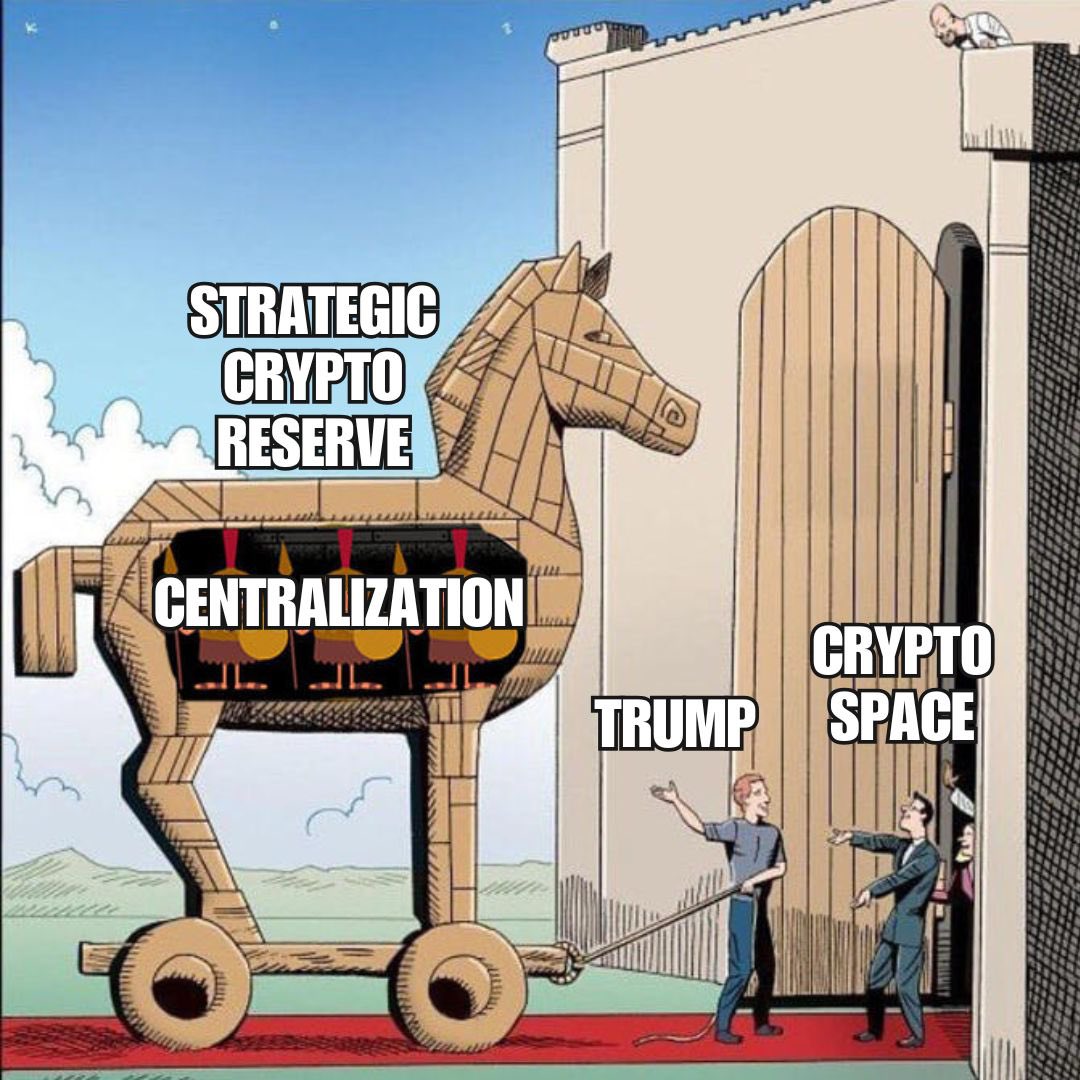 Bitcoin just went geopolitical officially. The strategic bitcoin reserve is  gonna spark a global $BTC arms race (or even beyond $BTC). From retail vs.  institutions to nation vs. nation, the stakes just